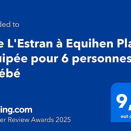 Gite L'Estran A Equihen Plage Equipee Pour 6 Personnes + 1 Bebe エクステリア 写真